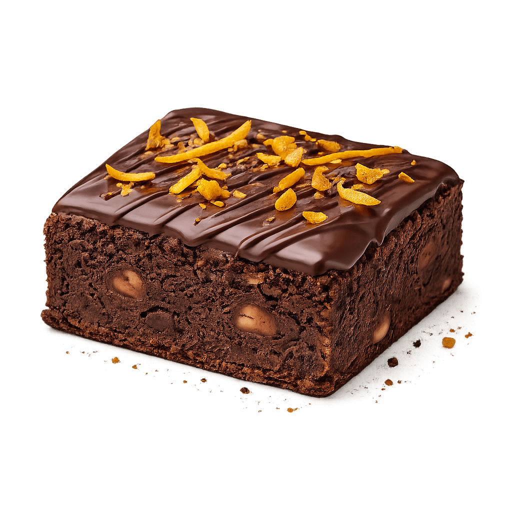 Schoko-Orangen Brownie